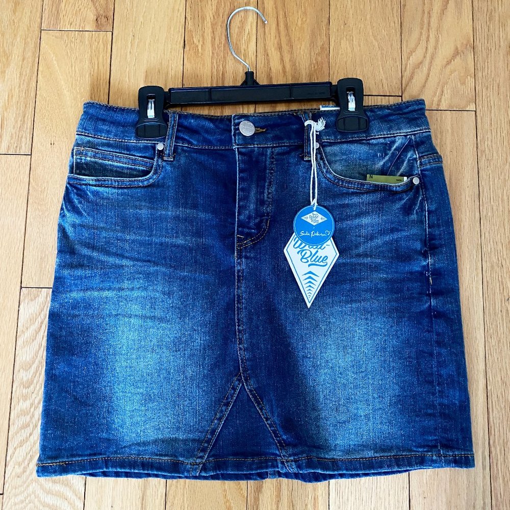 New With Tags: Denim Jean Skirt (Size Medium)